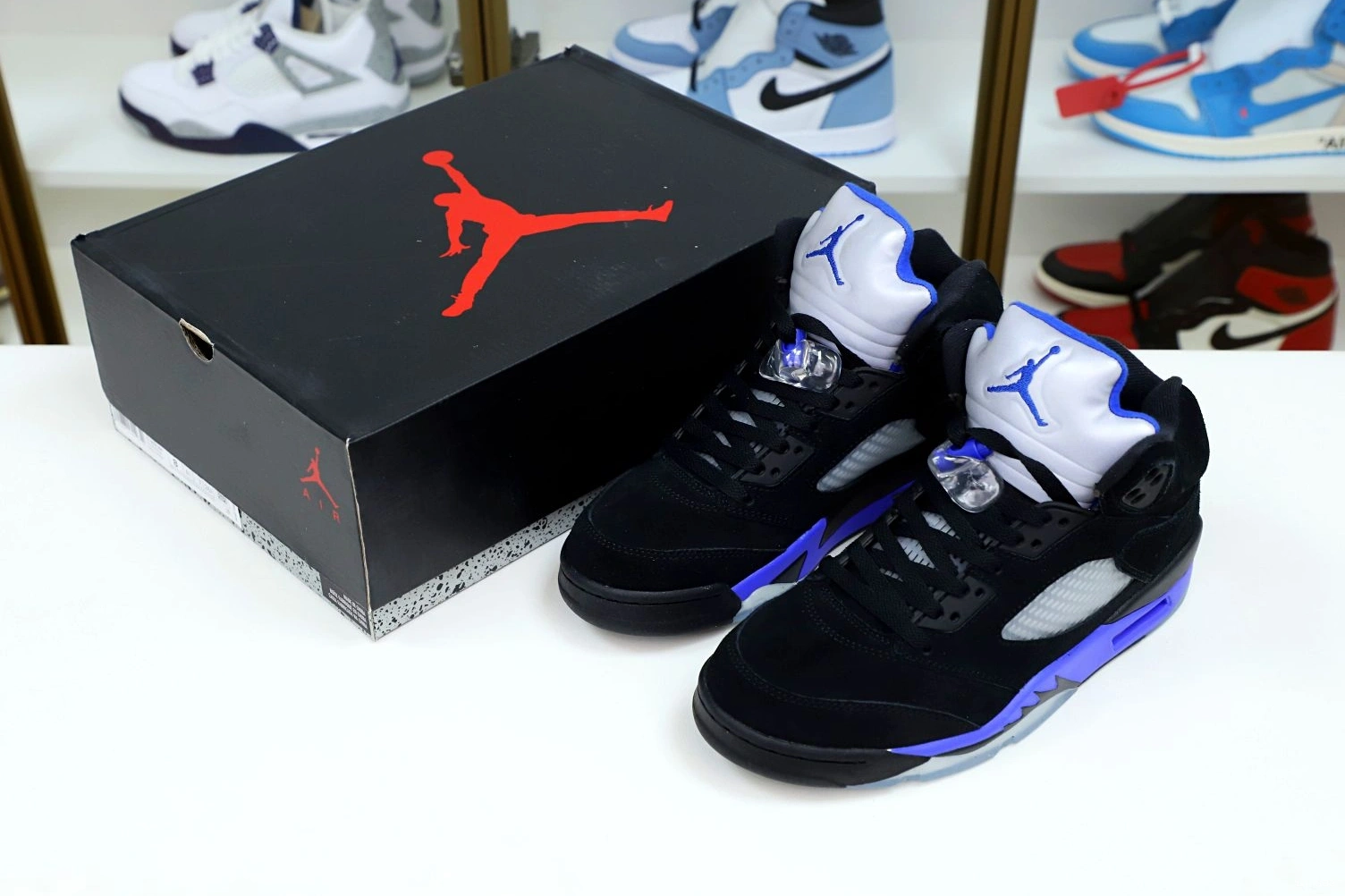 1st Kicks Shoes RETRO SportInspired 1971 Kimikick AIR 'RACER 5 JORDAN AIR JORDAN BLUE' 1201